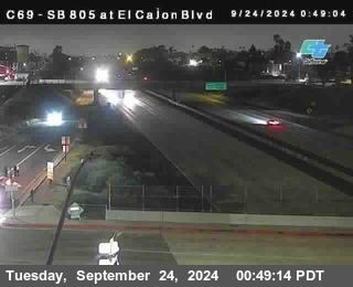 SB 805 at El Cajon Blvd (On Ramp)