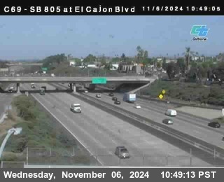 SB 805 at El Cajon Blvd (On Ramp)