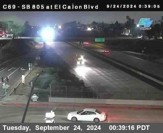 SB 805 at El Cajon Blvd (On Ramp)