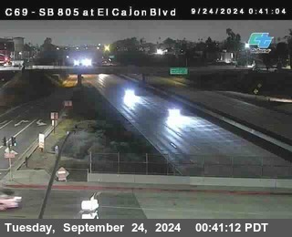 SB 805 at El Cajon Blvd (On Ramp)