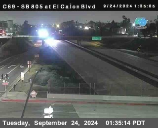 SB 805 at El Cajon Blvd (On Ramp)