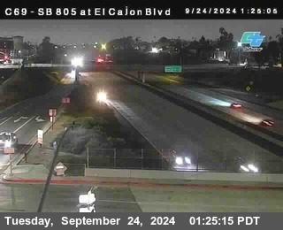 SB 805 at El Cajon Blvd (On Ramp)