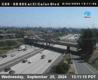 SB 805 at El Cajon Blvd (On Ramp)