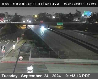 SB 805 at El Cajon Blvd (On Ramp)