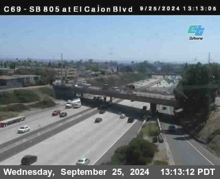 SB 805 at El Cajon Blvd (On Ramp)