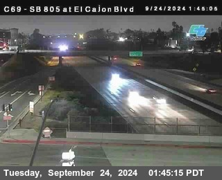 SB 805 at El Cajon Blvd (On Ramp)