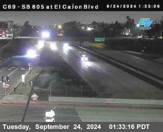 SB 805 at El Cajon Blvd (On Ramp)