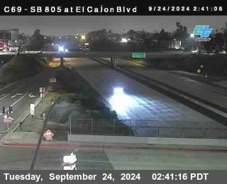 SB 805 at El Cajon Blvd (On Ramp)