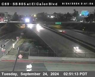 SB 805 at El Cajon Blvd (On Ramp)