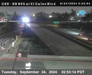 SB 805 at El Cajon Blvd (On Ramp)