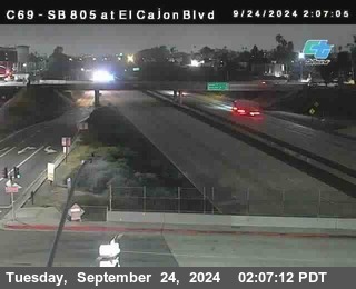 SB 805 at El Cajon Blvd (On Ramp)