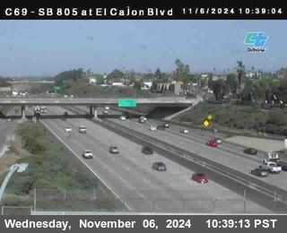 SB 805 at El Cajon Blvd (On Ramp)