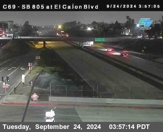 SB 805 at El Cajon Blvd (On Ramp)