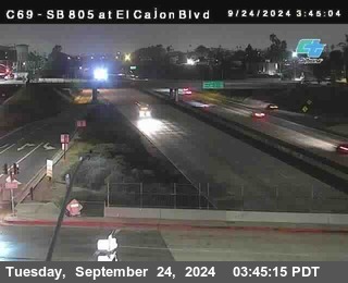 SB 805 at El Cajon Blvd (On Ramp)