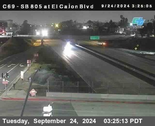 SB 805 at El Cajon Blvd (On Ramp)