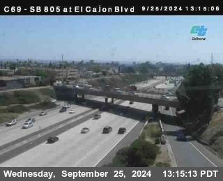 SB 805 at El Cajon Blvd (On Ramp)