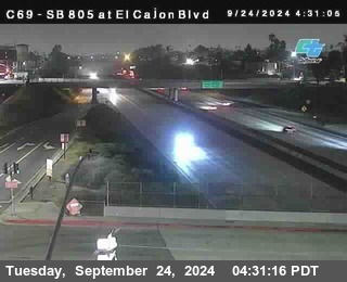 SB 805 at El Cajon Blvd (On Ramp)