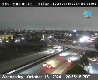 SB 805 at El Cajon Blvd (On Ramp)