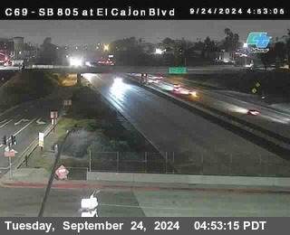 SB 805 at El Cajon Blvd (On Ramp)