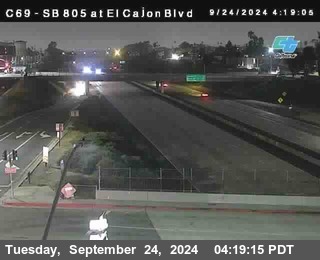 SB 805 at El Cajon Blvd (On Ramp)