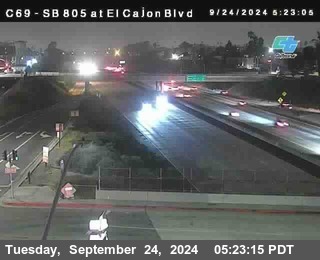 SB 805 at El Cajon Blvd (On Ramp)