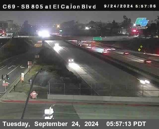 SB 805 at El Cajon Blvd (On Ramp)