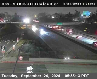 SB 805 at El Cajon Blvd (On Ramp)