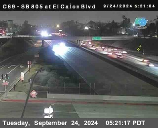 SB 805 at El Cajon Blvd (On Ramp)