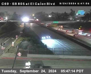 SB 805 at El Cajon Blvd (On Ramp)