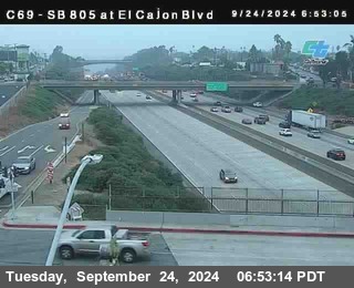 SB 805 at El Cajon Blvd (On Ramp)