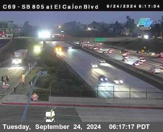 SB 805 at El Cajon Blvd (On Ramp)