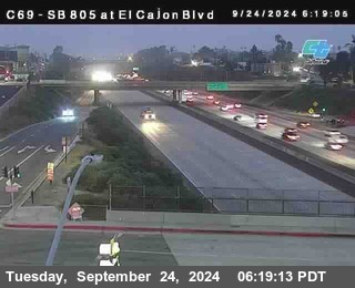 SB 805 at El Cajon Blvd (On Ramp)