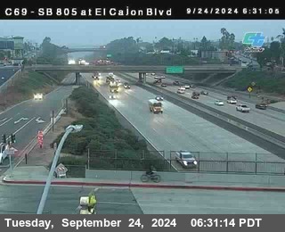 SB 805 at El Cajon Blvd (On Ramp)