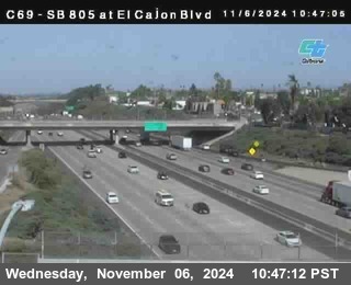 SB 805 at El Cajon Blvd (On Ramp)