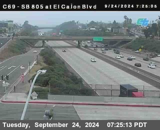 SB 805 at El Cajon Blvd (On Ramp)