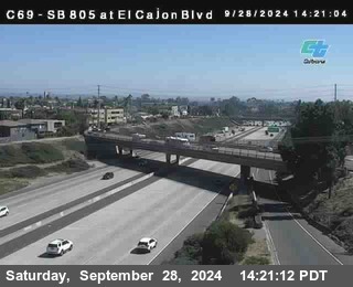 SB 805 at El Cajon Blvd (On Ramp)