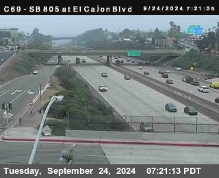 SB 805 at El Cajon Blvd (On Ramp)