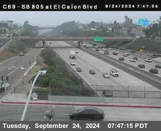 SB 805 at El Cajon Blvd (On Ramp)