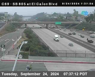 SB 805 at El Cajon Blvd (On Ramp)