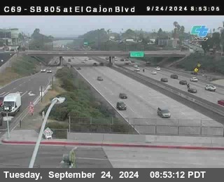 SB 805 at El Cajon Blvd (On Ramp)