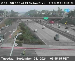 SB 805 at El Cajon Blvd (On Ramp)