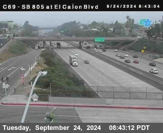 SB 805 at El Cajon Blvd (On Ramp)