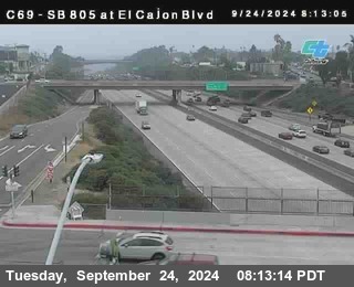 SB 805 at El Cajon Blvd (On Ramp)