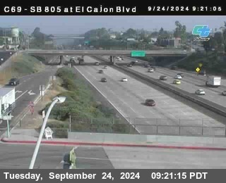 SB 805 at El Cajon Blvd (On Ramp)