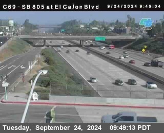 SB 805 at El Cajon Blvd (On Ramp)