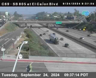 SB 805 at El Cajon Blvd (On Ramp)