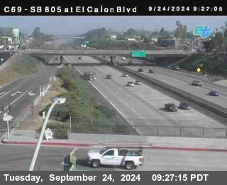 SB 805 at El Cajon Blvd (On Ramp)