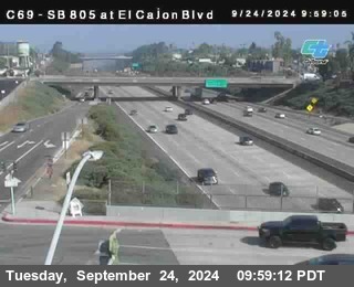 SB 805 at El Cajon Blvd (On Ramp)