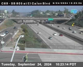 SB 805 at El Cajon Blvd (On Ramp)