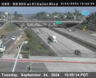 SB 805 at El Cajon Blvd (On Ramp)